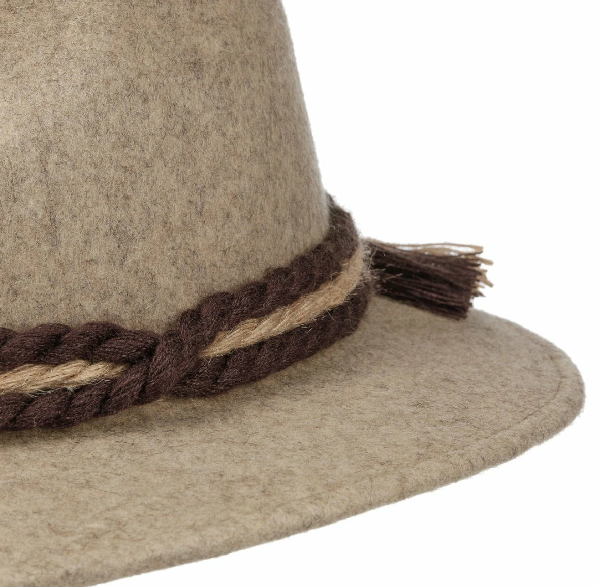 Wollfilz Trachtenhut Oktoberfest – Traditioneller Tirolerhut aus 100% Wollfilz